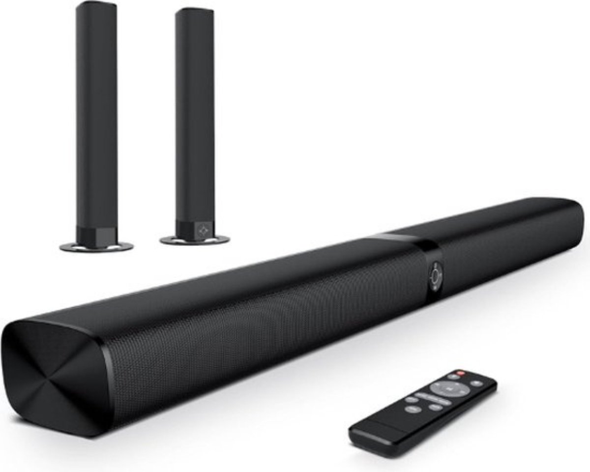 De Luxe Soundbar 90W Bluetooth Home Cinema Subwoofer in één oogopslag