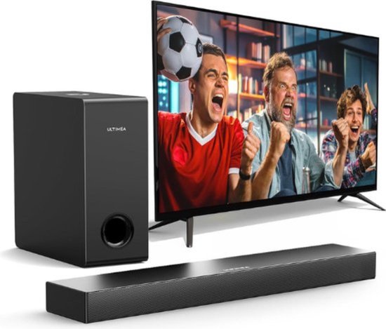 Luxe Soundbar Bluetooth 5.3 Zwart – Home Cinema Set