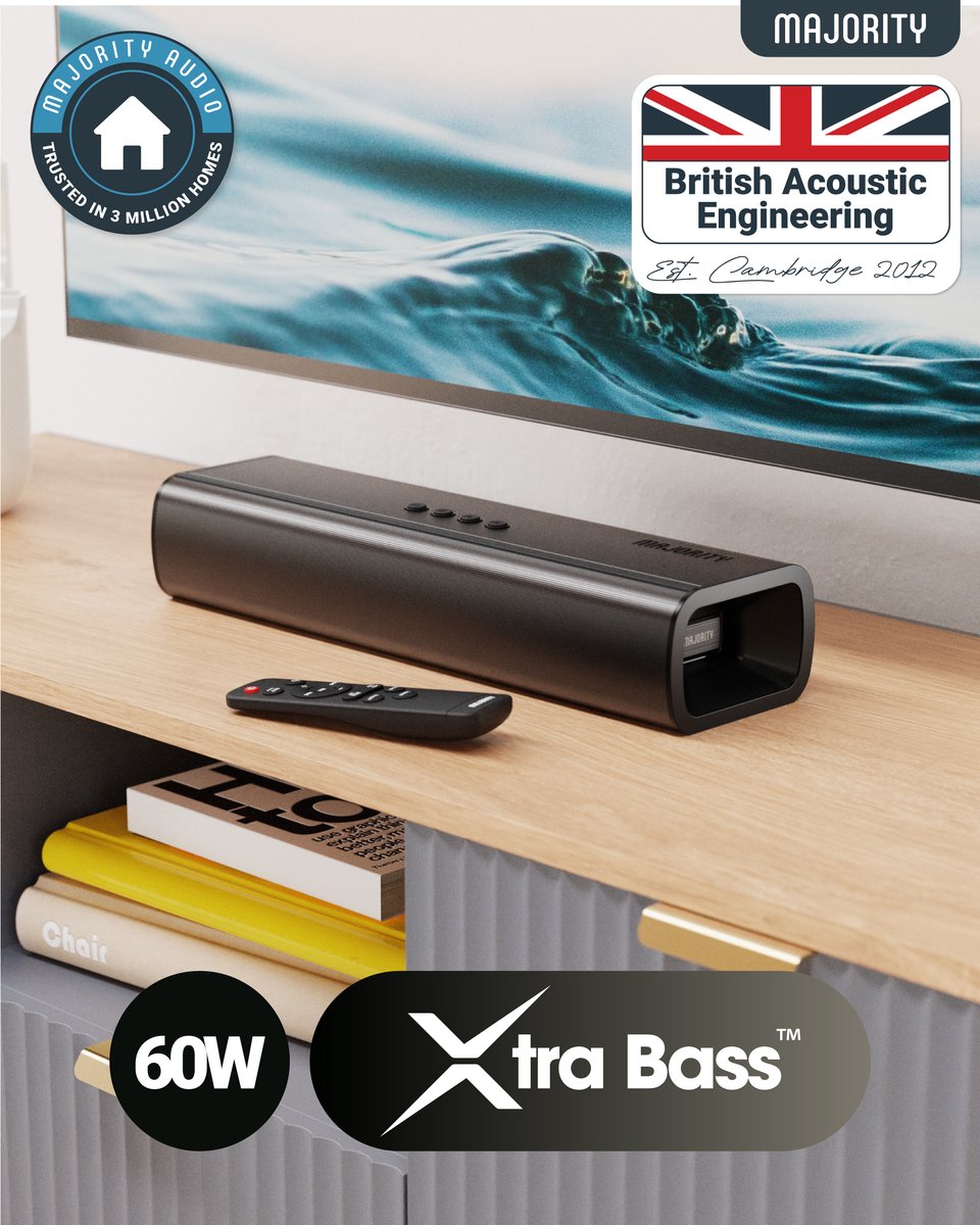 Wat vinden we goed aan de Majority Naga 40 Soundbar 2.1 Zwart