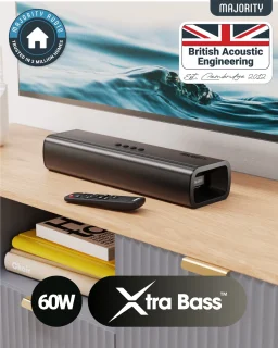 Majority Naga 40 Soundbar 2.1 Zwart