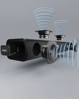 Majority Naga 60 Soundbar 2.1 zwart inclusief beugel