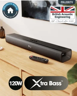 Majority Naga 60 Soundbar 2.1 zwart inclusief beugel