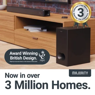 Majority Sierra Plus Dolby Atmos 2.1.2 Soundbar met Subwoofer