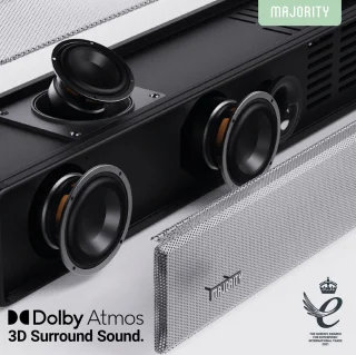 Majority Sierra Plus Dolby Atmos 2.1.2 Soundbar met Subwoofer