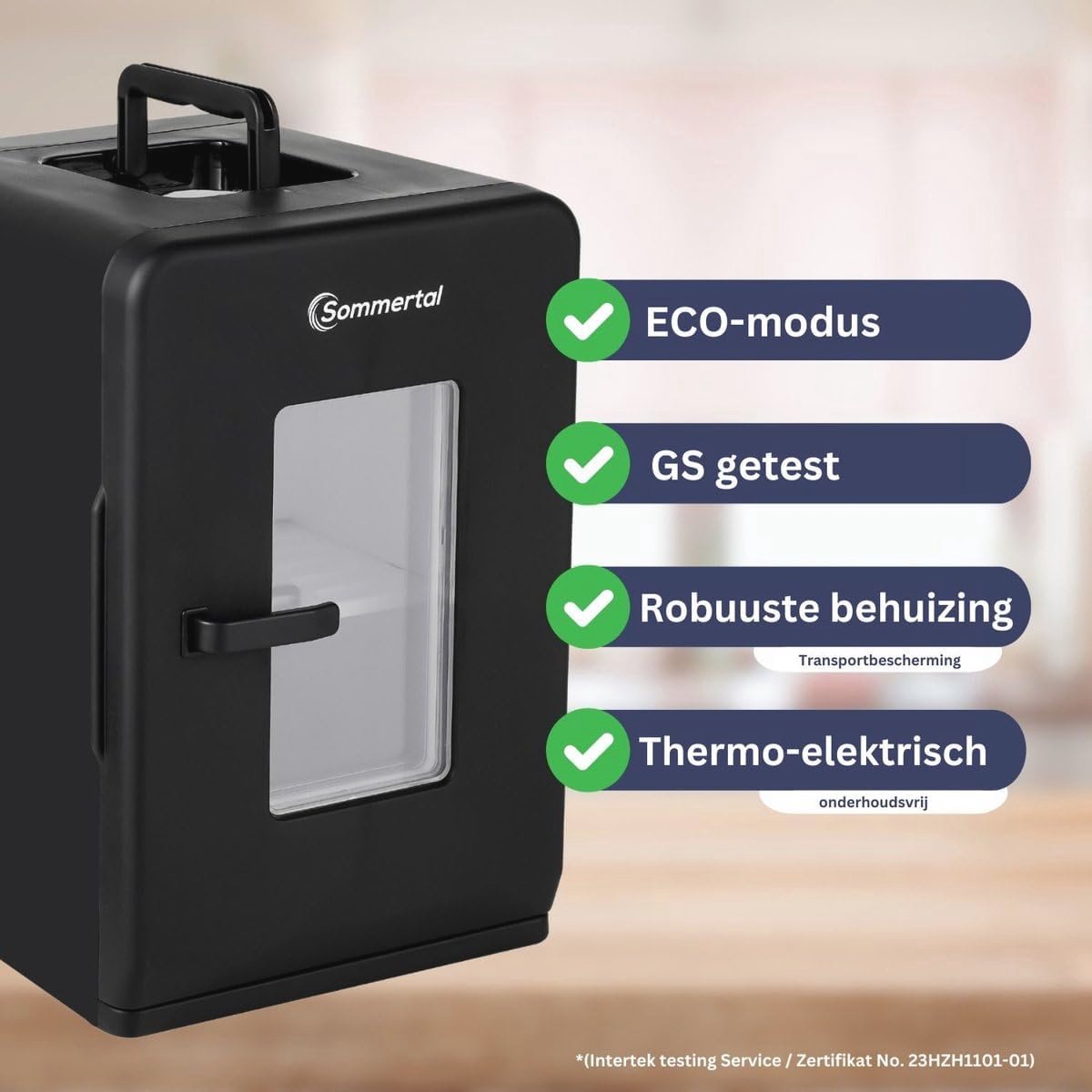 Mini-koelkast 15L met koel- en verwarmfunctie