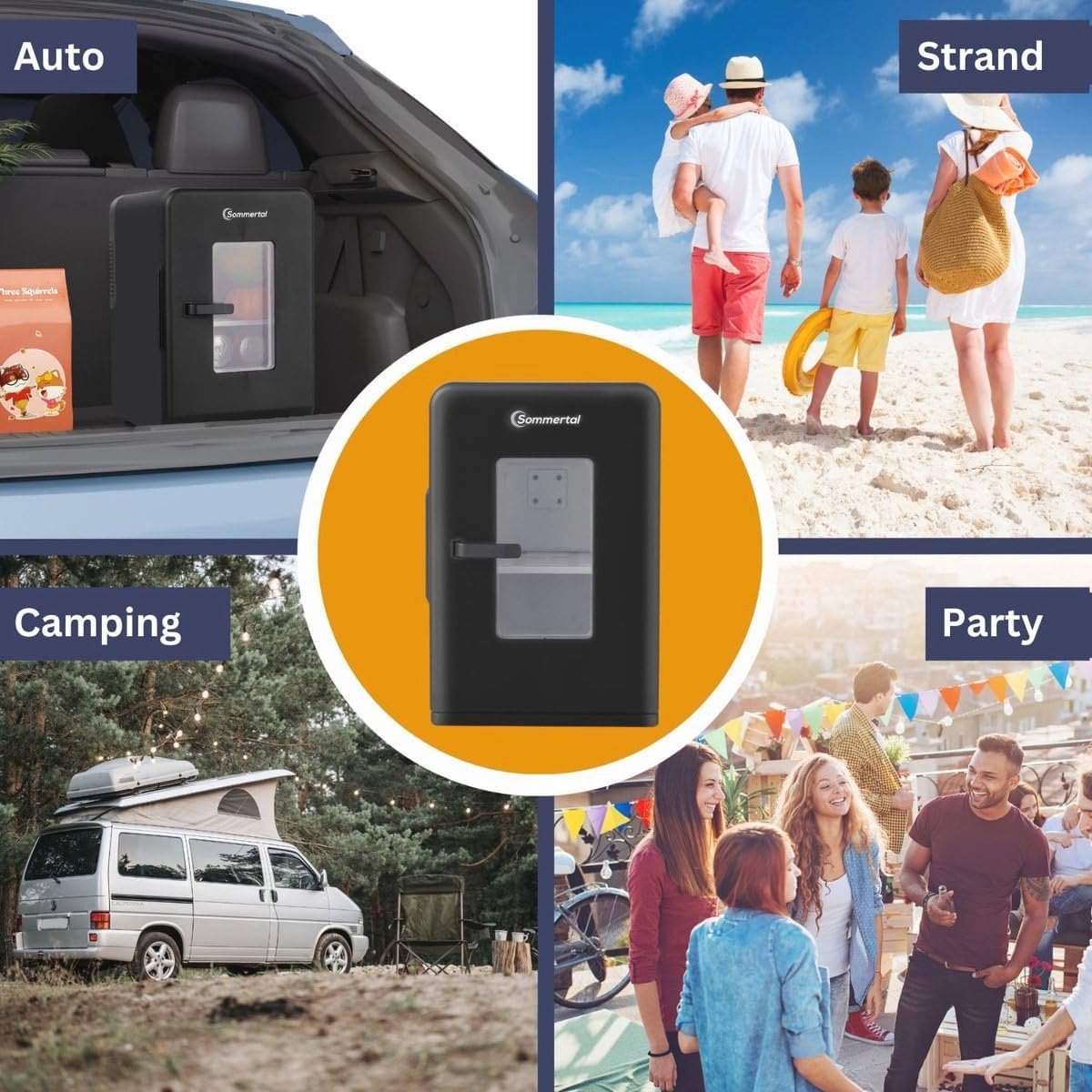 Mini-koelkast 15L met koel- en verwarmfunctie