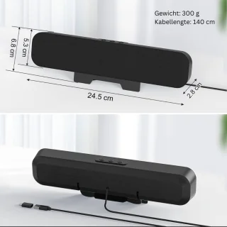 Wat vinden we goed aan de Mini Soundbar - PC-luidsprekers