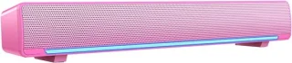 Mini soundbar voor pc - 32 cm - roze