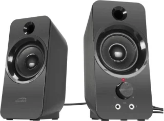 Mini soundbar voor pc, zwart