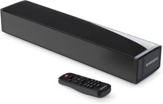 Mini soundbar zwart 60W met bluetooth en HDMI ARC