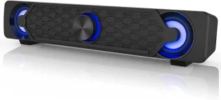 Mini soundbar - zwart - voor pc en laptop