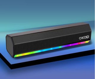 OKOP Draadloze Soundbar met LED RGB verlichting