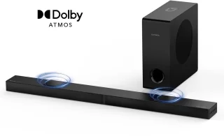 Omhoo Soundbar Dolby Atmos 390W Zwart
