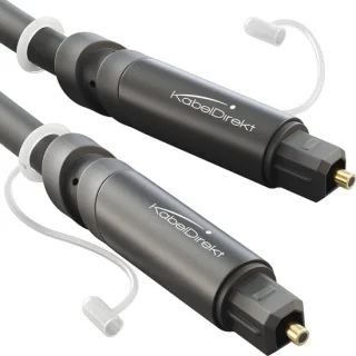 Optische audiokabel – 10 m, zwart – soundbar