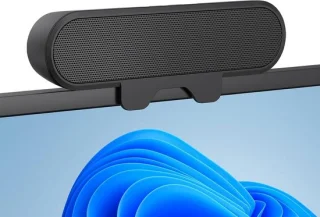 PC-luidsprekers clip-on zwart