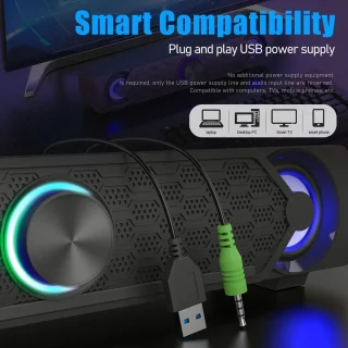 PC Mini Soundbar Luidspreker