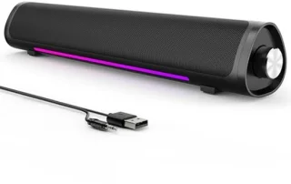 Pc soundbar 16 inch zwart