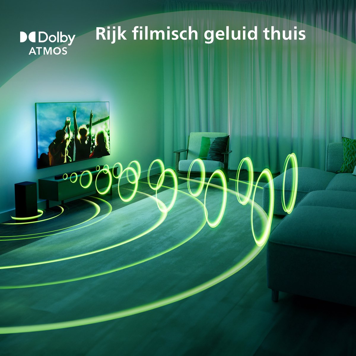 Philips TAB6309 2.1 Soundbar Donkergrijs