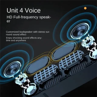 Puluz Soundbar met subwoofer - Zwart