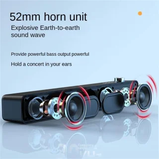 Puluz Soundbar met subwoofer - Zwart