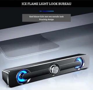QPFO® Soundbar voor PC en Laptop – Computerluidspreker