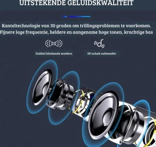 QPFO® Soundbar voor PC en Laptop – Computerluidspreker