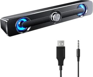 QPFO® Soundbar voor PC en Laptop – Computerluidspreker