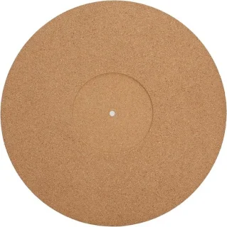 Record pad draaitafel slipmat van soft cork, 30 cm