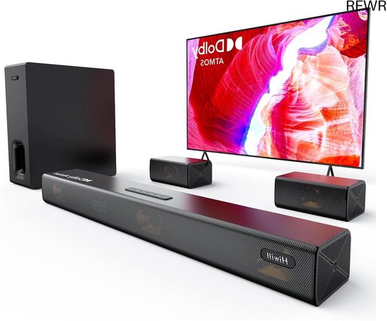 RFWR® 5.1 Dolby Atmos Soundbar Set — meeslepend thuisbioscoopgeluid zonder poespas