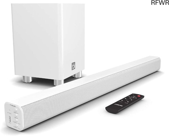 RFWR Home Cinema Soundbar 2.1-kanaals met Subwoofer