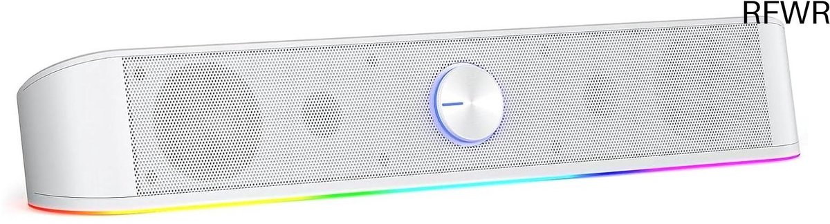 De RFWR® RGB 2.0 Desktop Soundbar in één oogopslag