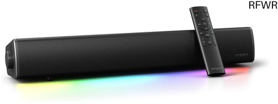 RFWR RGB Gaming Soundbar SuperWide 60W Bluetooth voor TV en PC