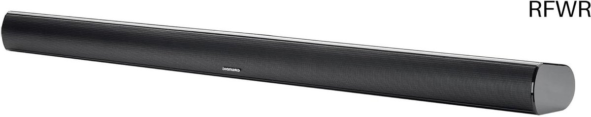 De RFWR Soundbar 2x20W Bluetooth Zwart in één oogopslag