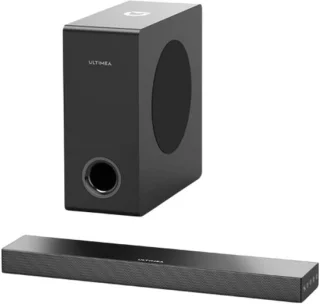 Rustive Soundbar met Subwoofer Bluetooth 160W Zwart