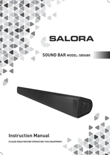 Salora SBO680 Soundbar Zwart