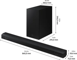Samsung HW-B540 2.1-kanaals Soundbar Zwart