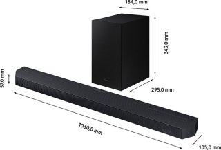 Samsung HW-Q600C Soundbar met Subwoofer Buitenlands Model