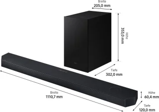 Samsung HW-Q710GC Soundbar Zwart
