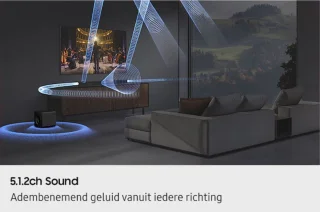 Samsung HW-Q800F Soundbar met subwoofer Zwart