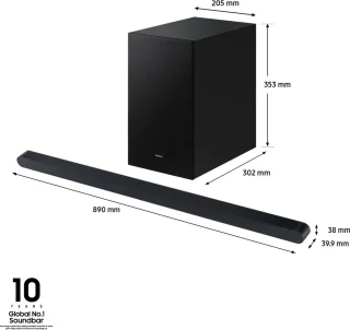 Samsung HW-S700D Soundbar Zwart
