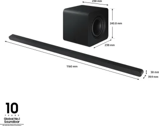 Samsung HW-S800D soundbar 3.1.2 kanaals zwart