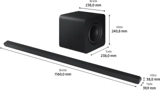 Samsung HW-S810GD Soundbar met subwoofer