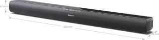 Sharp HT-SB100 soundbar zwart