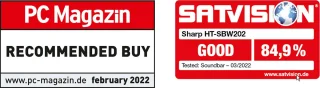Sharp HT-SBW202 2.1 Soundbar Set