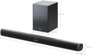 Sharp HT-SBW202 2.1 Soundbar Set