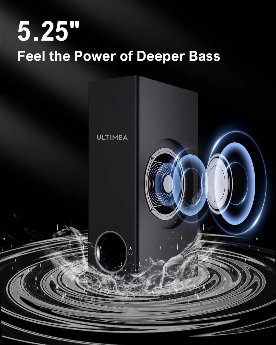 De Shoppee Soundbar 190W 2.1 Home Theater Bluetooth in één oogopslag