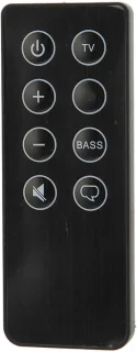 SnelShoppen - Nieuwe Afstandsbediening voor 5 10 15 Serie II TV Geluidsysteem, Geschikt voor Soundbar en TV Luidsprekers, Eenvoudig in Gebruik, Duurza