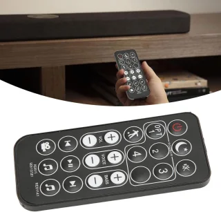 SnelShoppen - Universele Soundbar Afstandsbediening voor Polk Bar Speaker System, Compatibel met RE6915, RE8114, RE8112, SB1+, Multi-Angle Inductie, G