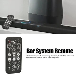 SnelShoppen - Universele Soundbar Afstandsbediening voor Polk Bar Speaker System, Compatibel met RE6915, RE8114, RE8112, SB1+, Multi-Angle Inductie, G
