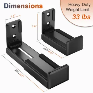 SnelShoppen universele soundbar-wandmontagebeugels